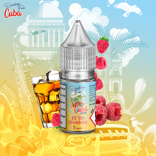 E-Liquid | Trinken aus Kuba „Ice Tea Raspberry“ 10ml 