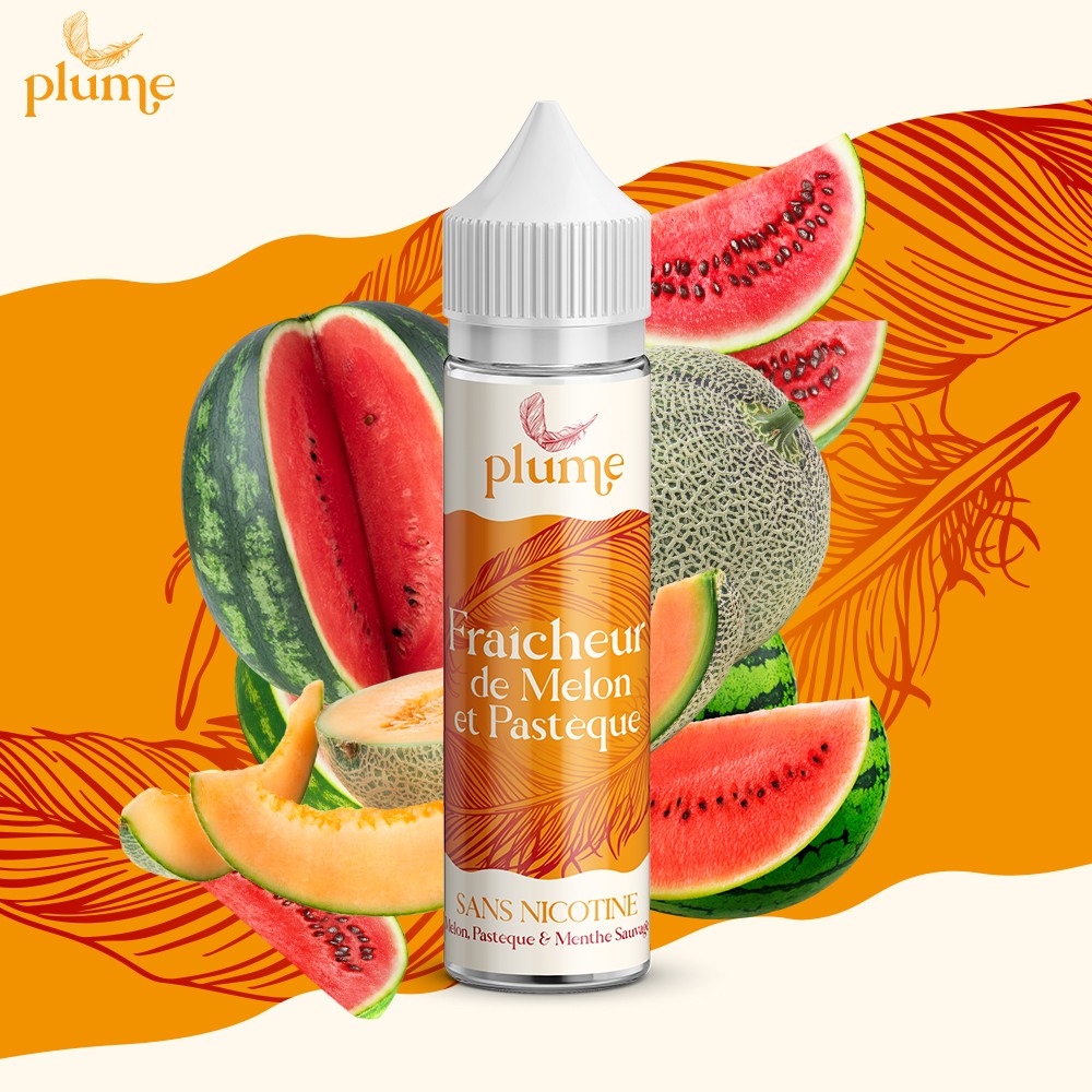 E-liquide | Plume "Melon et Pastèque" 50ml