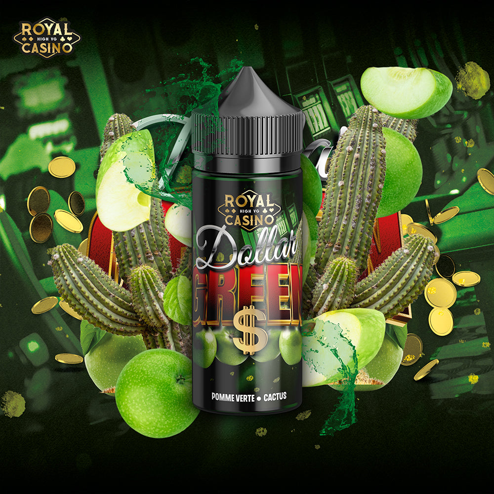 E-liquide | Royal Casino "Dollar Green" 100ml