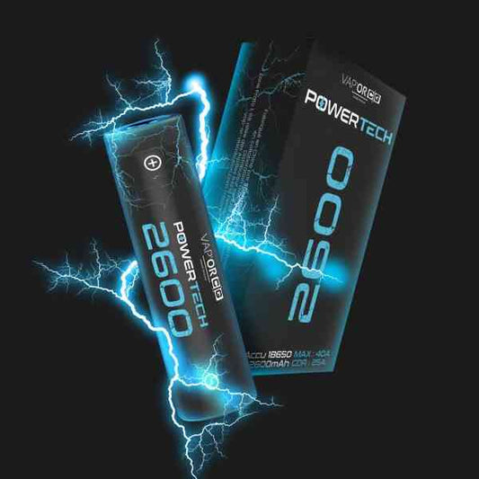 Accu 18650 "2600mAh" - PowerTech x2