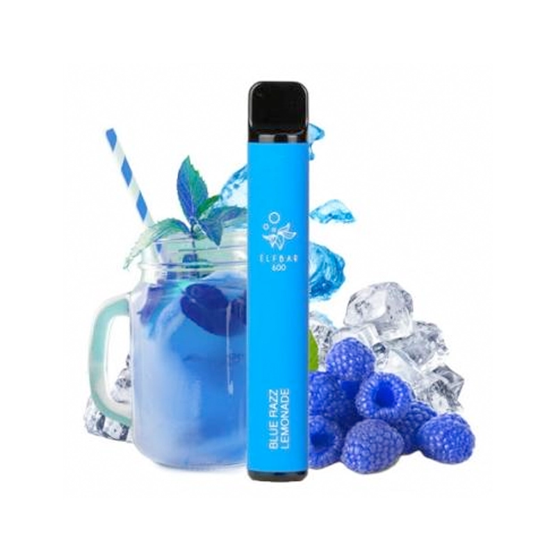 E-cig jetable | 600 "Blue Razz Lemonade"