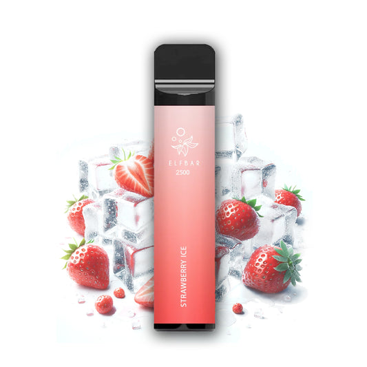 E-cig jetable | 2500 "Strawberry Ice"