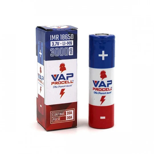 Accu 18650 "3000mAh" - Vap Procell