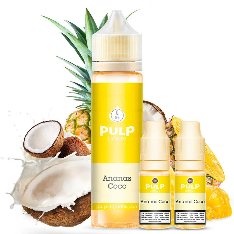 E-liquide | Ananas Coco 60ml - Vapoteurs Suisses