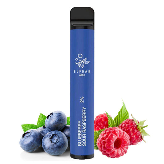 E-cig jetable | "600" BlueBerry Sour Raspberry - Vapoteurs Suisses