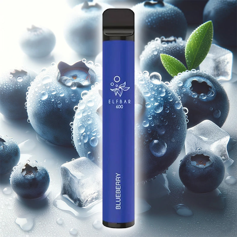 E-cig jetable | "600" Blueberry - Vapoteurs Suisses