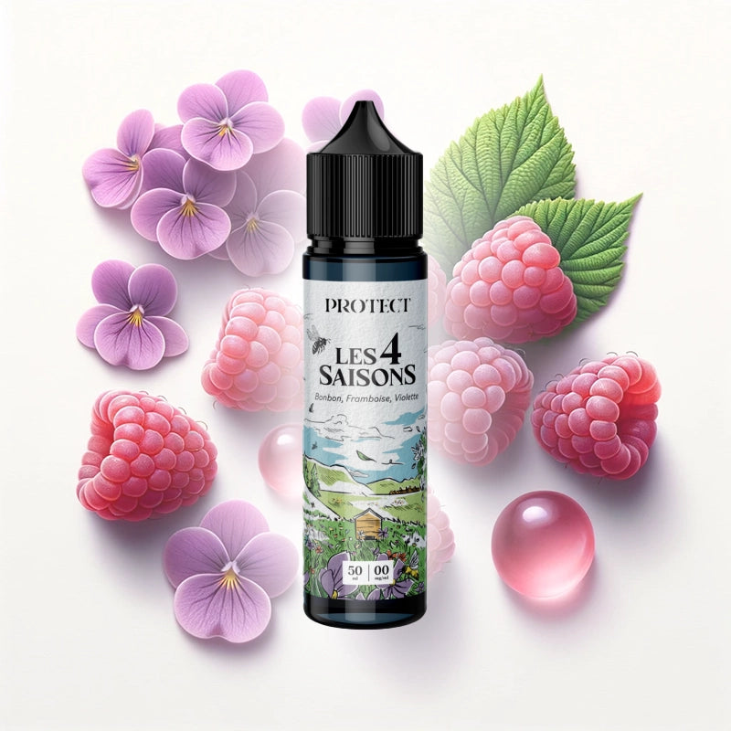 E-Liquid | Die 4 Jahreszeiten „Candy – Himbeere – Veilchen“ 50ml