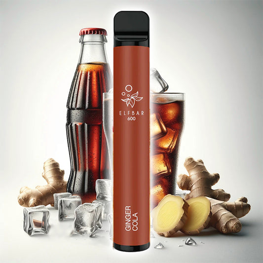 E-cig jetable | "600" Ginger Cola - Vapoteurs Suisses