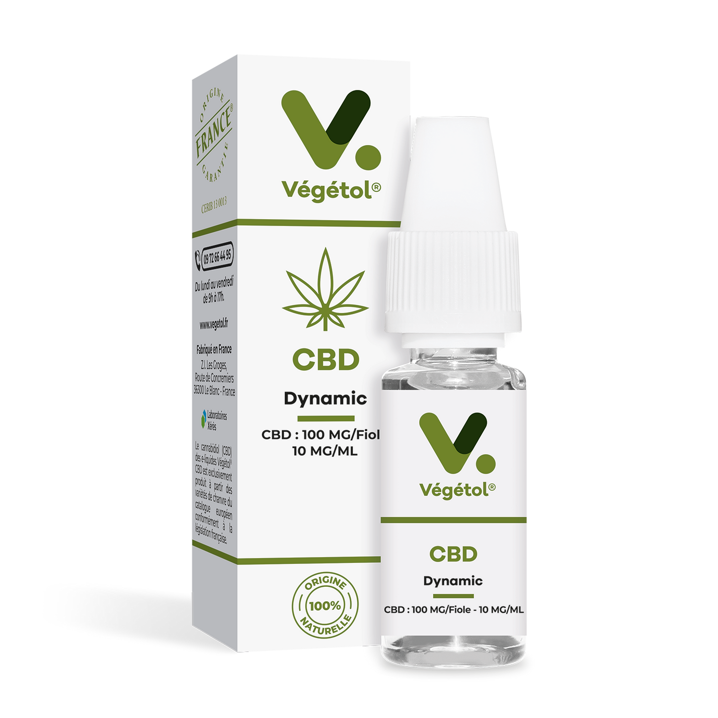 E-liquide | Végétol® CBD "Dynamic" 10ml