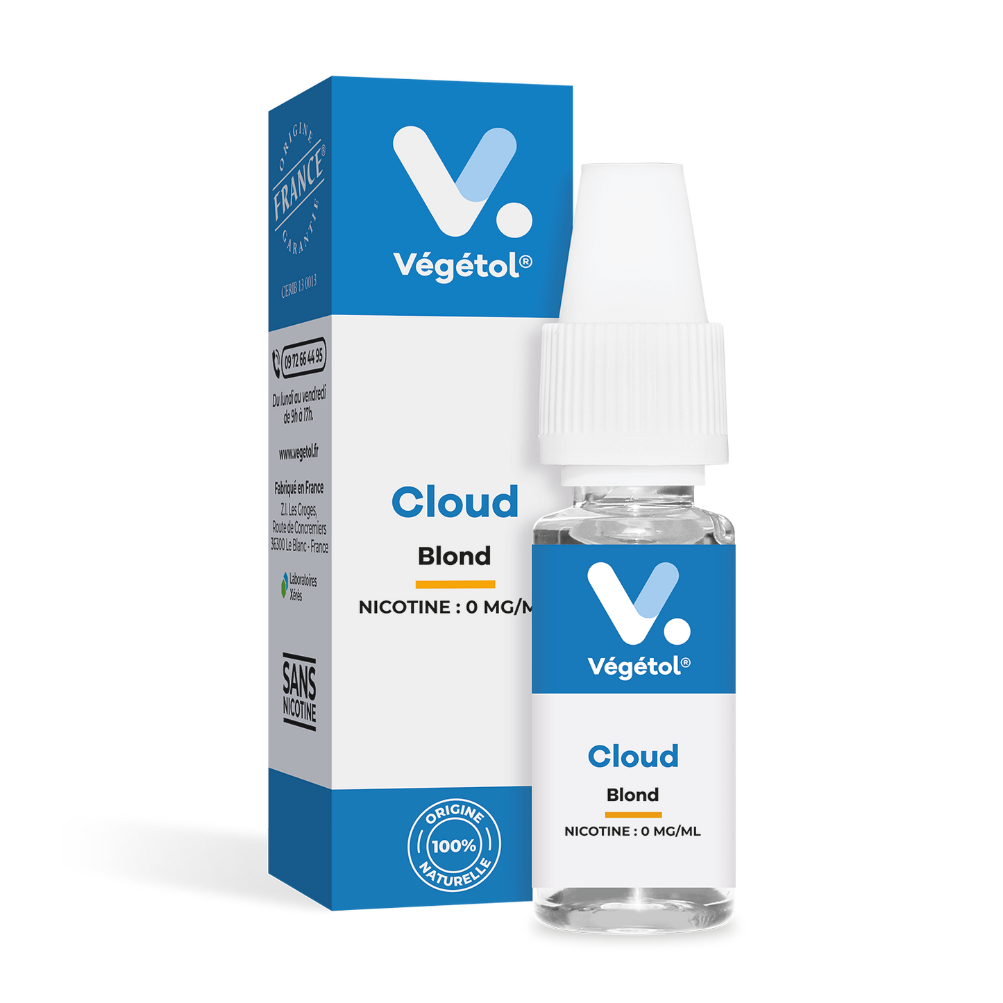 E-Liquide | Végétol® - Cloud "Blond" 10ml