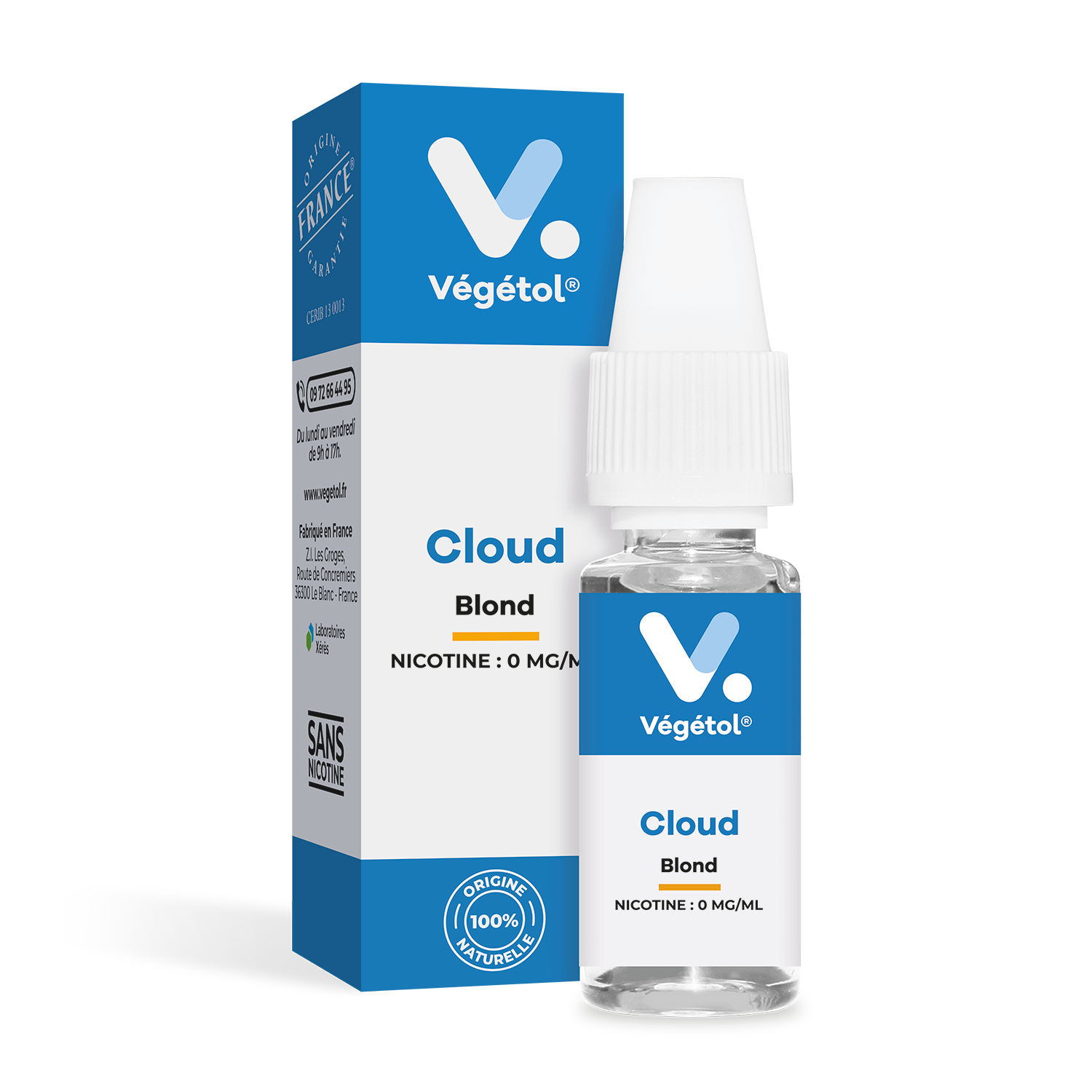 E-Liquide | Végétol® - Cloud "Blond" 10ml