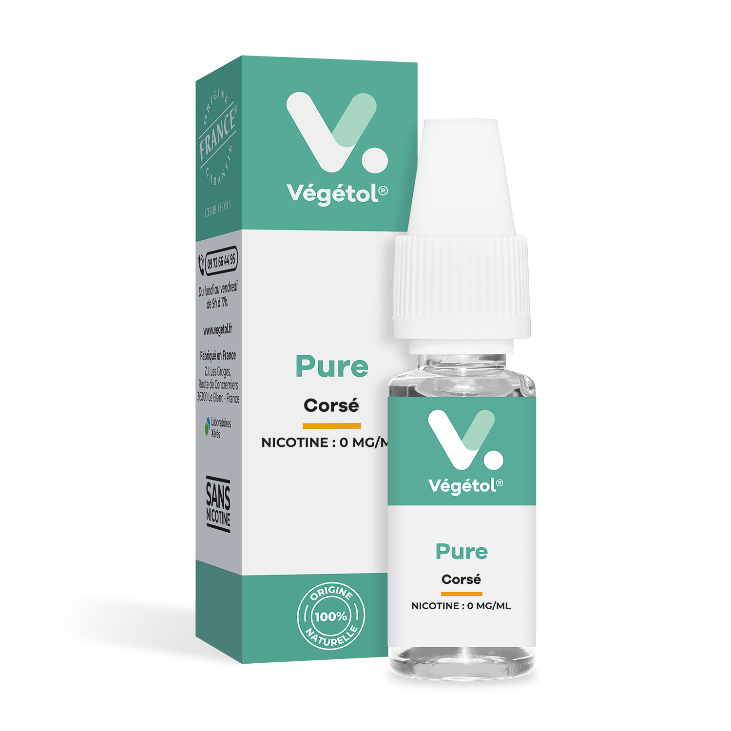 E-liquide Végétol® Pure corsé