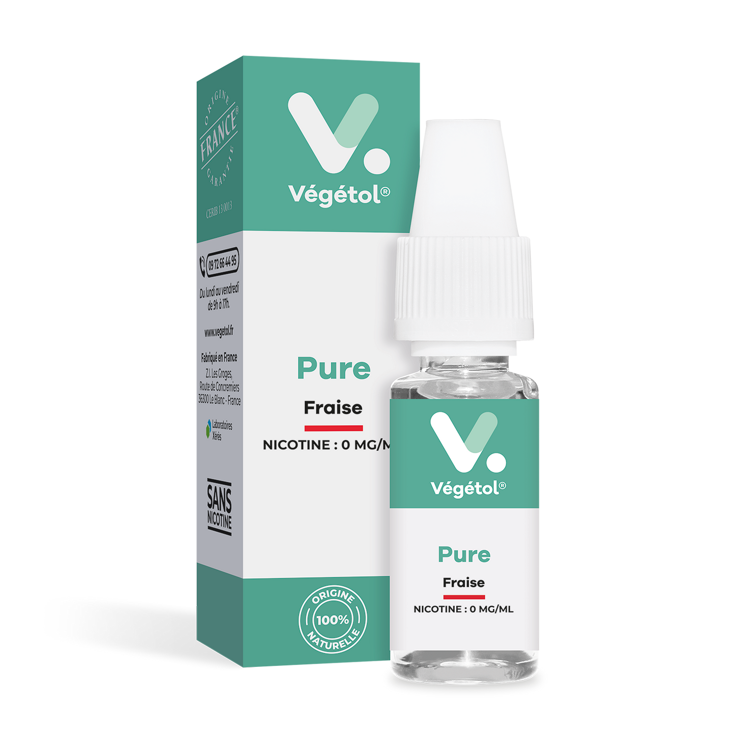 E-liquide Végétol® Pure fraise