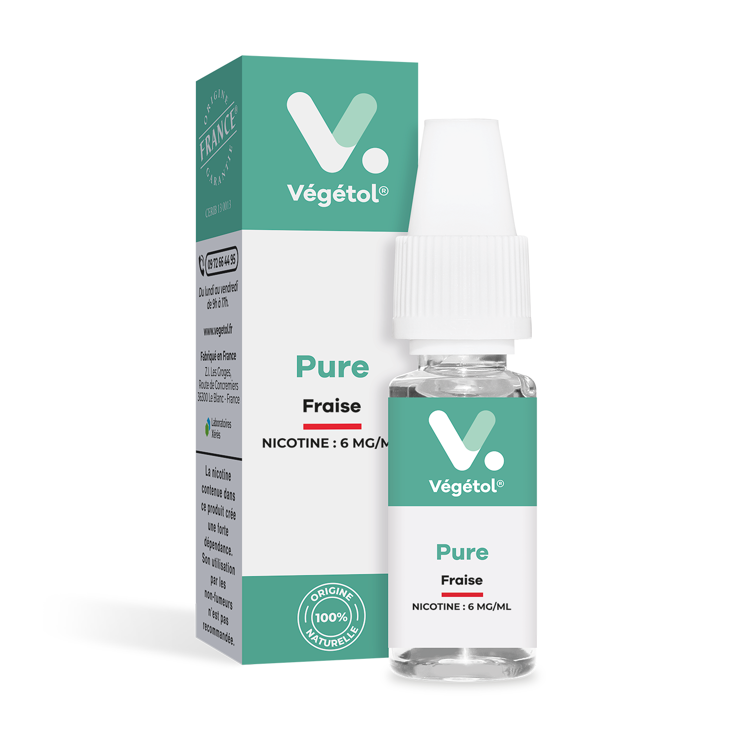 E-liquide Végétol® Pure fraise