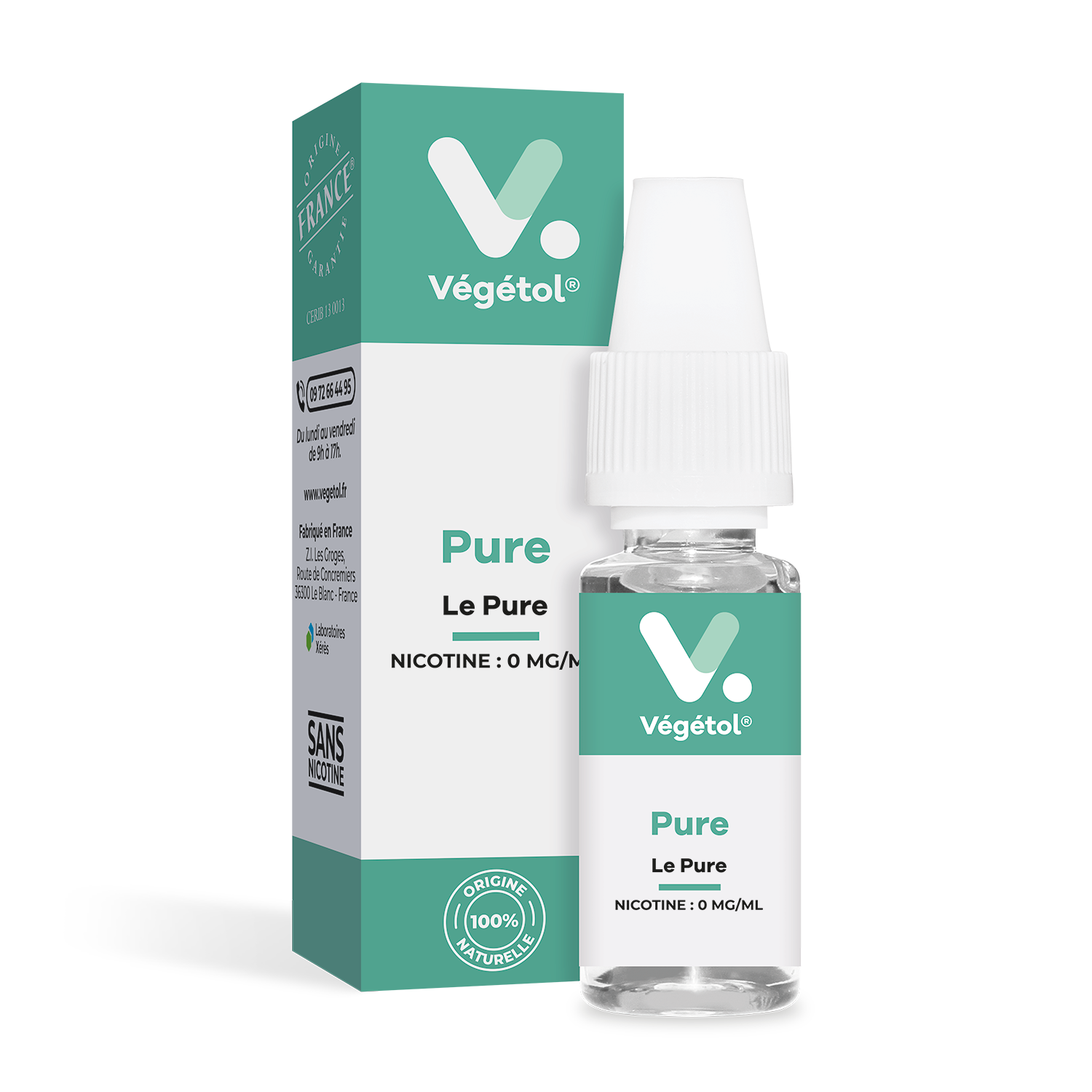 E-liquide Végétol® Pure - Le Pure