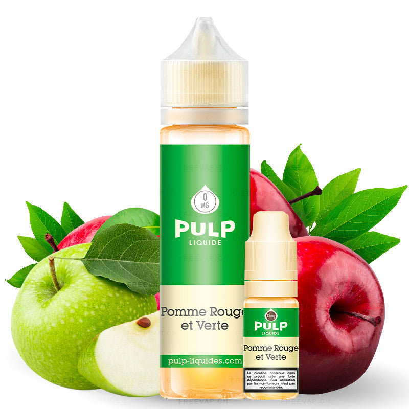 E-liquide | Pomme rouge et verte 60ml - Vapoteurs Suisses