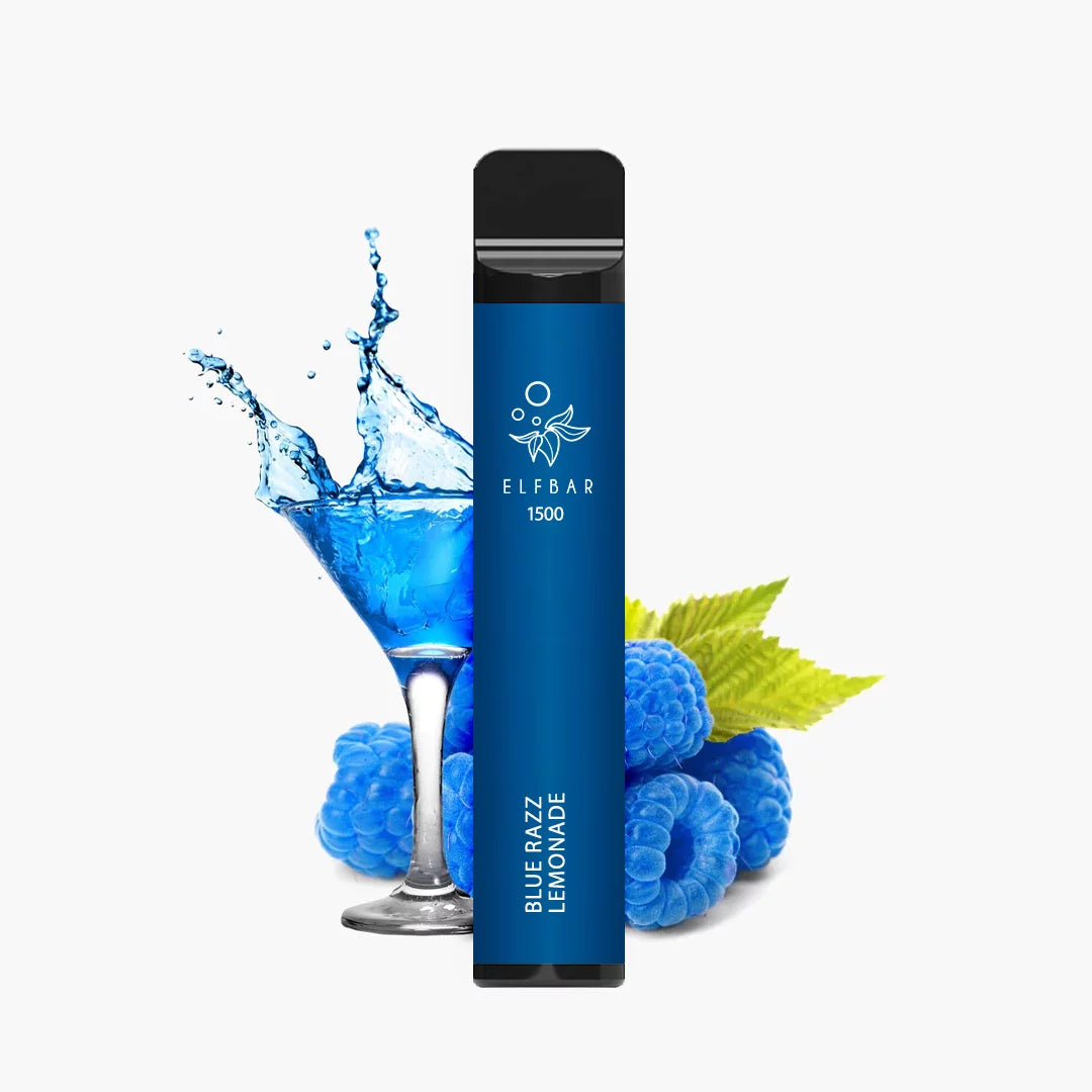 E-cig jetable | 1500 "Blue Razz Lemonade"