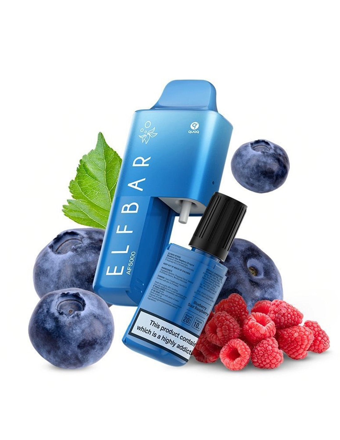 E-cig jetable | AF5000 "Blueberry Sour Raspberry"