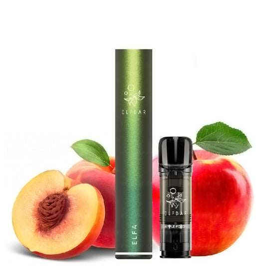 E-cig | Kit New Elfa PRO "Pomme Pêche" - Vapoteurs Suisses