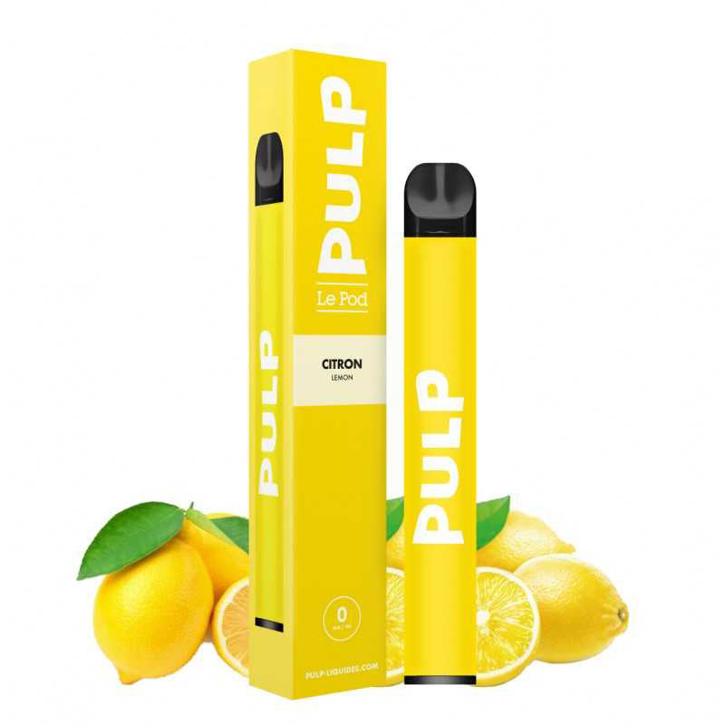 E-cig jetable | Citron - Vapoteurs Suisses