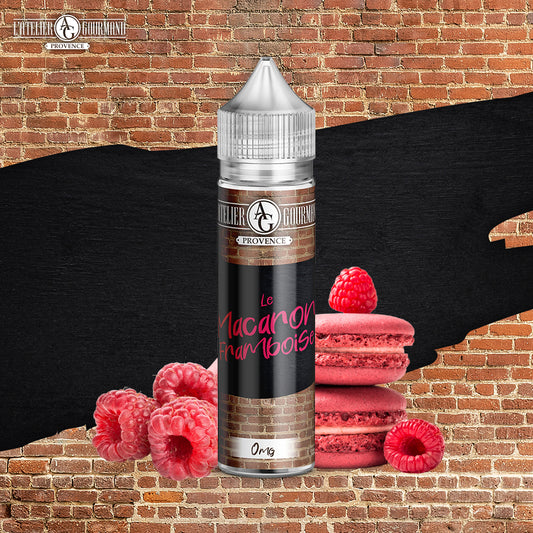 E-liquide | L'atelier Gourmand "Macaron Framboise" 50ml