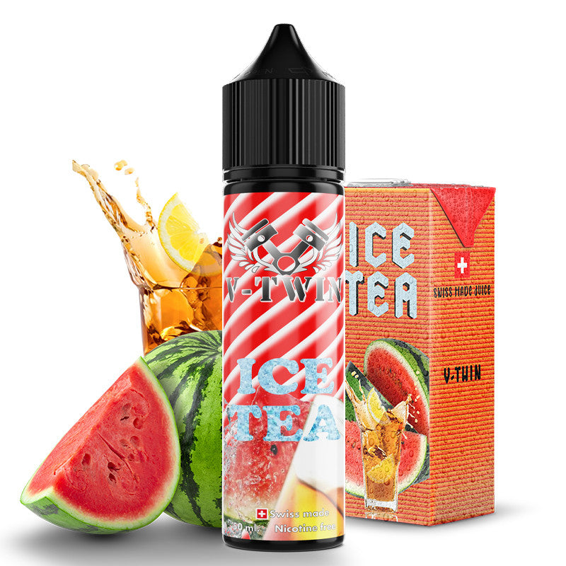 E-liquide |  Ice Tea Pastèque 50ml - Vapoteurs Suisses