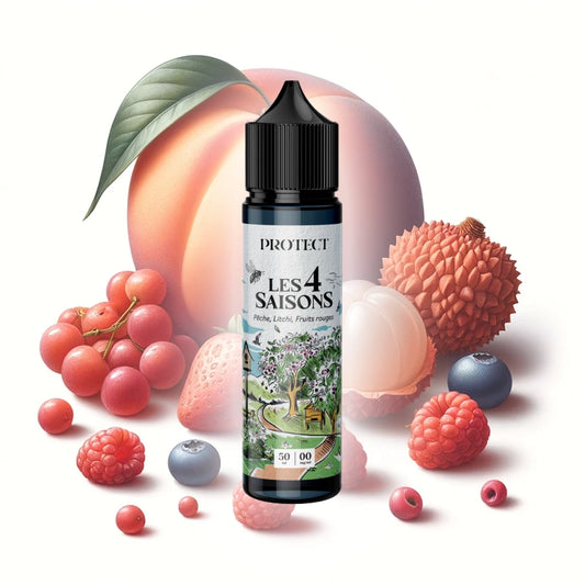 E-liquid | The 4 seasons "Peach - Lichti - Red fruits" 50ml 