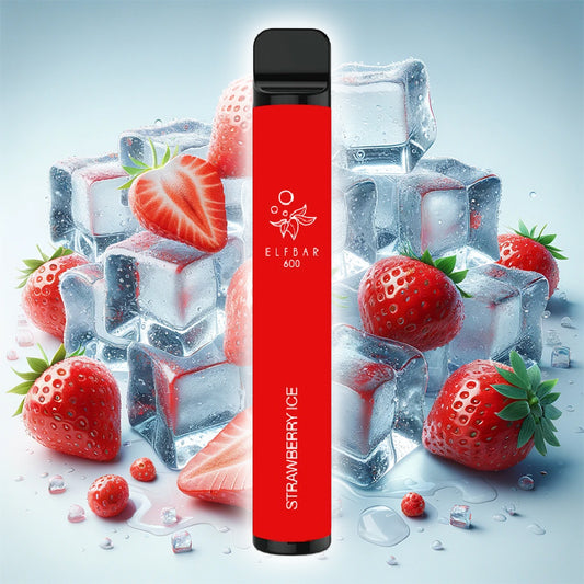 E-cig jetable | "600" Strawberry Ice - Vapoteurs Suisses