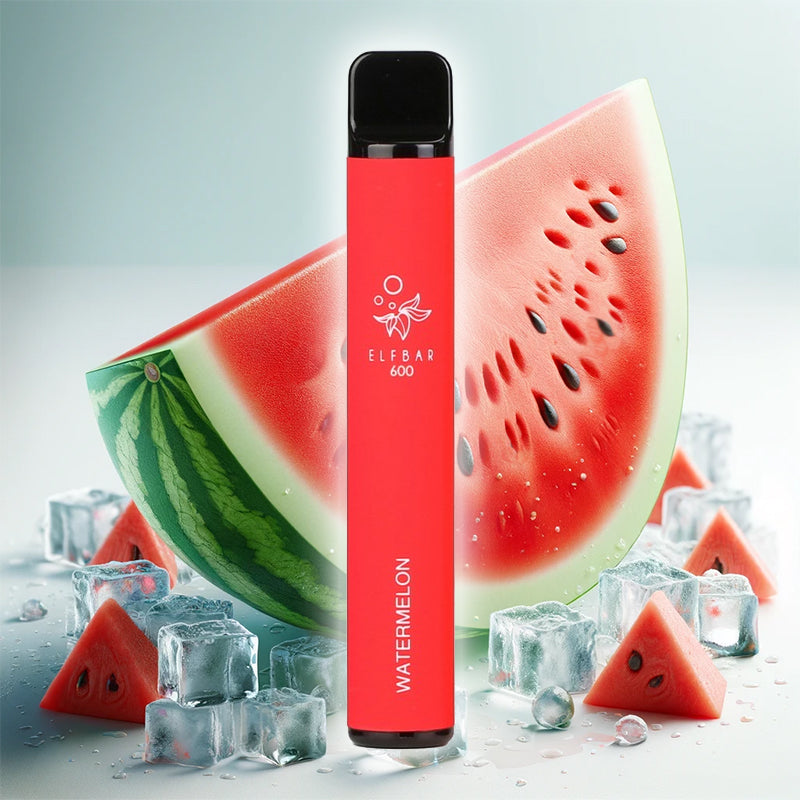 E-cig jetable | "600" Watermelon - Vapoteurs Suisses